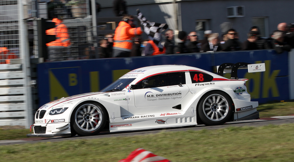 Frederik vinder finale løbet
(Foto: Motorsporten.dk)